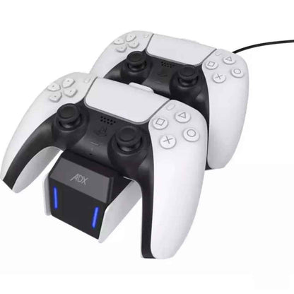 PS5 Dual Controller Charging Station For Dual Sense Controllers White Black