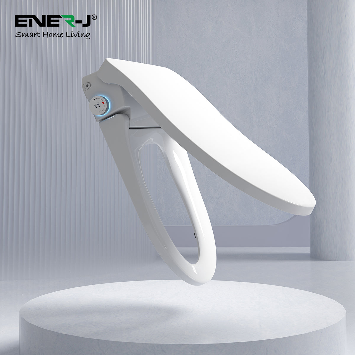 Smart Toilet Seat Cover with Bidet, Heated Seat & Adjustable Water Temperature | Soft Close Bathroom Toilet Seat