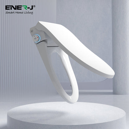 Smart Toilet Seat Cover with Bidet, Heated Seat & Adjustable Water Temperature | Soft Close Bathroom Toilet Seat
