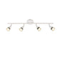 GU10 4 Bar Spot Track Fitting Chrome / White / Antique Brass / Satin Chrome