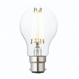 GLS Filament Clear LED 6w Warm White ES E27 BC B22