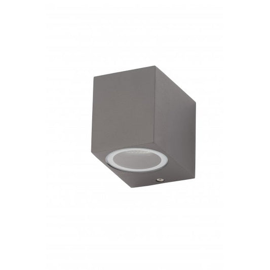 Fleet Square Down Wall Light Anthracite IP44