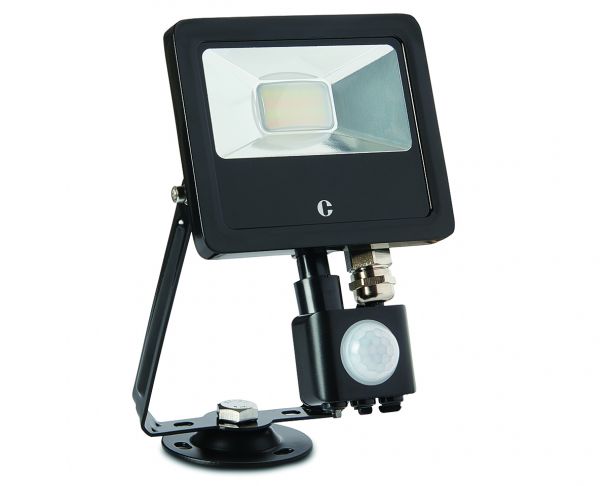 LED Floodlight 10w Collingwood CCT Colour Switchable PIR Security Flood