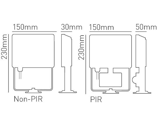 LED Floodlight 30w Collingwood CCT Colour Switchable