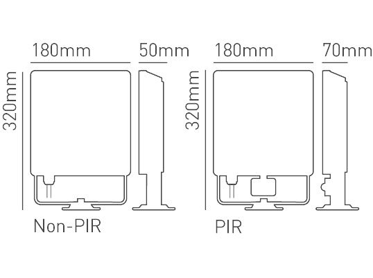 LED Floodlight 50w Collingwood CCT Colour Switchable