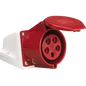 32A 3P & N & E 5P 415V Red Wall Socket 32amp 5pin 415volt