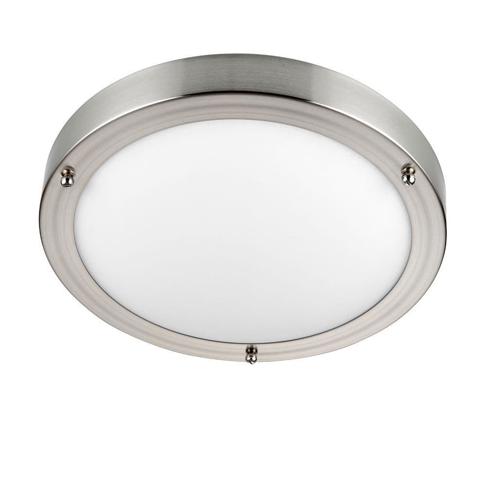 Portico LED satin Nickel IP44 9W Cool White