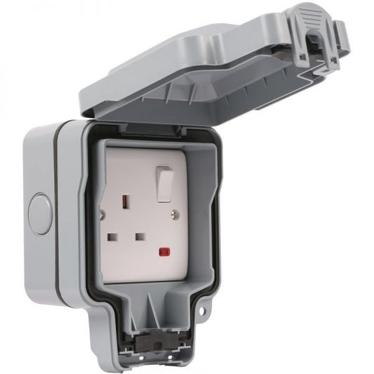 Outdoor Weather Proof IP66 13a Single Socket