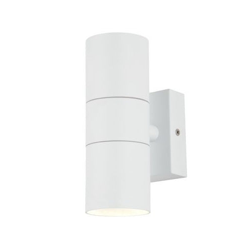 Leto GU10 Up / Down Wall Light IP44 White