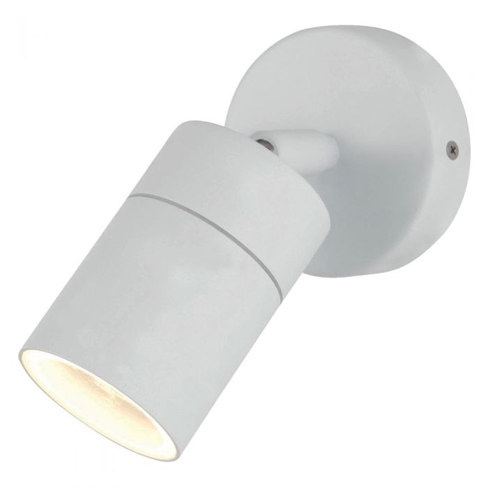 Adjustable Single Spot Light White – reedselectricalsupplies