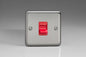 45Amp Single Cooker Switch 1Gang Matt Chrome Stainless Steel Varilight